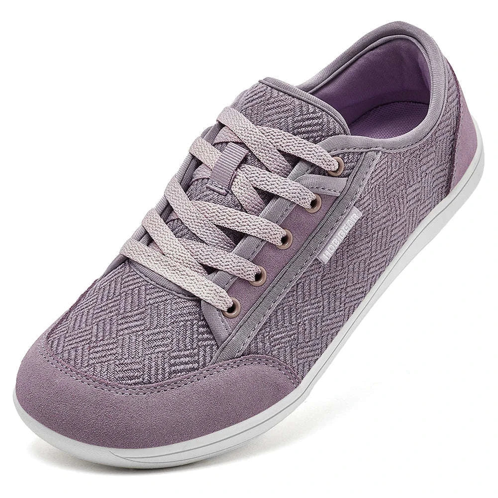 Barefoot Shoes Wide Toe Zero Drop Casual Sneakers-Gray / 41