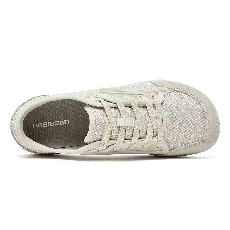 Barefoot Shoes Wide Toe Zero Drop Casual Sneakers-Gray / 41