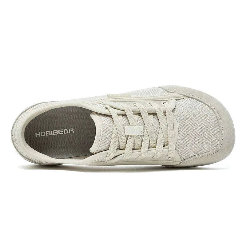 Barefoot Shoes Wide Toe Zero Drop Casual Sneakers-Gray / 41