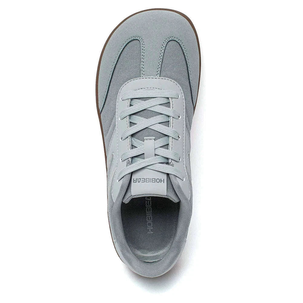 Barefoot Wide Toe Sneakers Unisex Zero Drop Minimalist Canvas Shoes-Black / 38