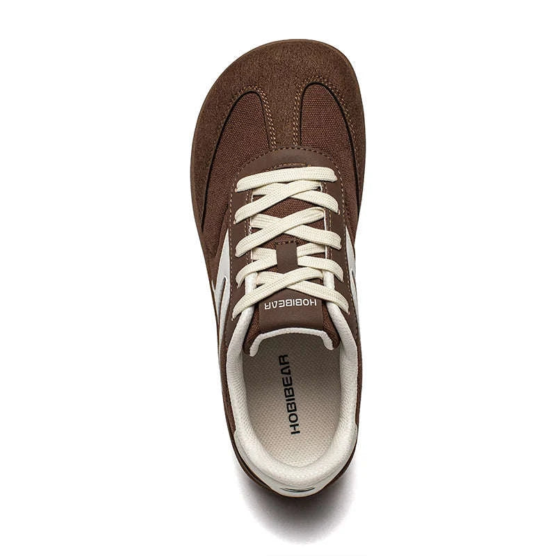Barefoot Wide Toe Sneakers Unisex Zero Drop Minimalist Canvas Shoes-Black / 38