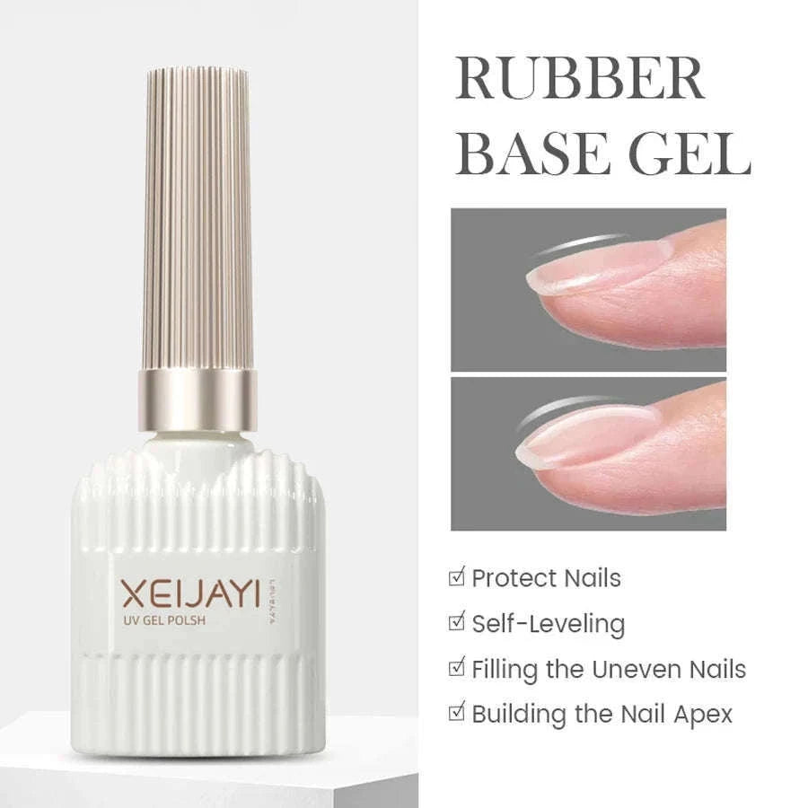 Base Coat & Top Coat Nail Reinforcement Gel for Lasting Shine-2set Base Coat