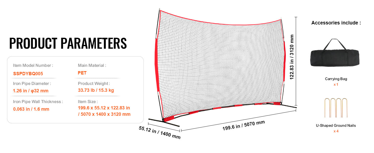 SucceBuy Barricade Backstop NetBall Sport Barrier Netting Portable Practice Equipment with Carry Bag Protect Screen for Training

SucceBuy Barrikád Háttérháló Backstop sportkorlát Hálózat, hordozható gyakorló eszköz táskával, védőképernyő edzéshez