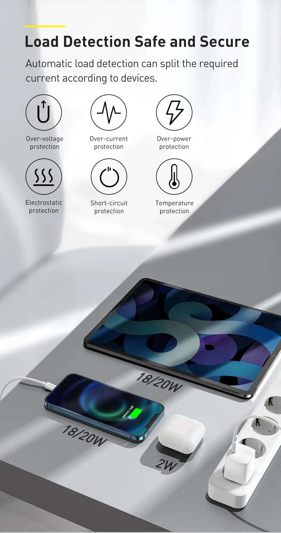 Baseus 20W USB C Charger with PD Fast Charging-20W Mini Black