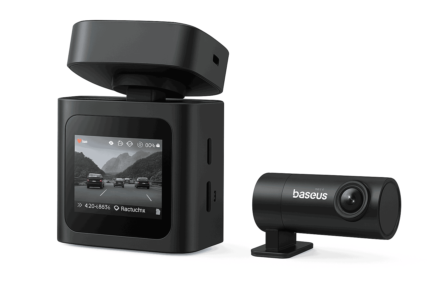 Baseus 3K Front and Rear Dash Cam for Safer Driving-Front n Rear n HW / CHINA / None