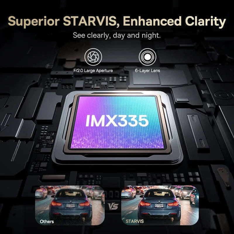 Baseus 4K Front and Rear Dash Cam with STARVIS Night Vision-Front n Rear / 32G / United States