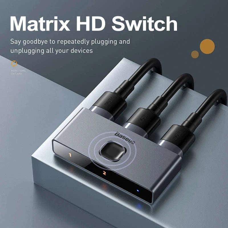 Baseus 4K HD Switch HDMI Adapter-HDMI-Switch