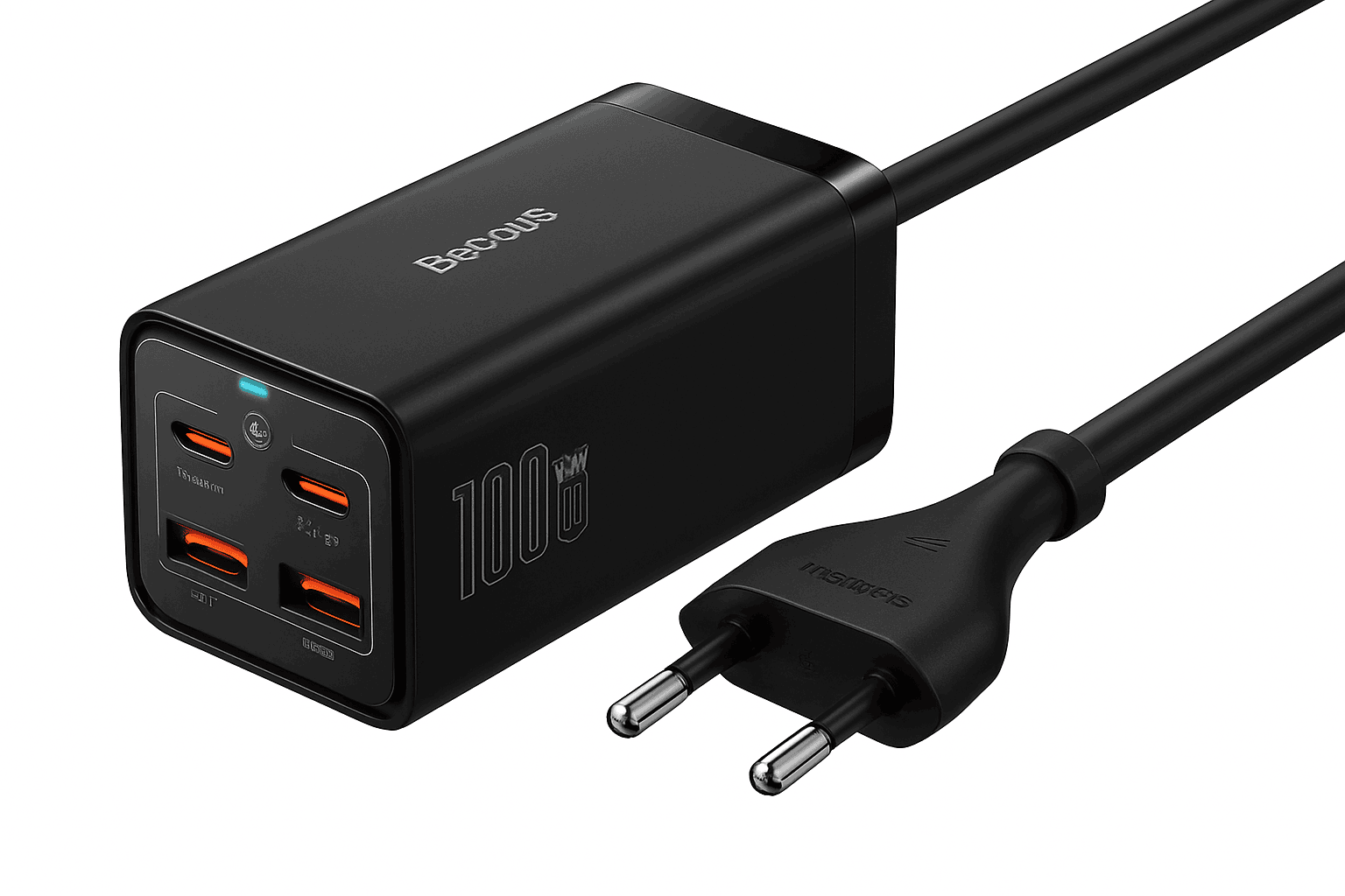 Baseus 65W/100W GaN Desktop Charger 4-Port Fast Charging Station-65W  EU  220V