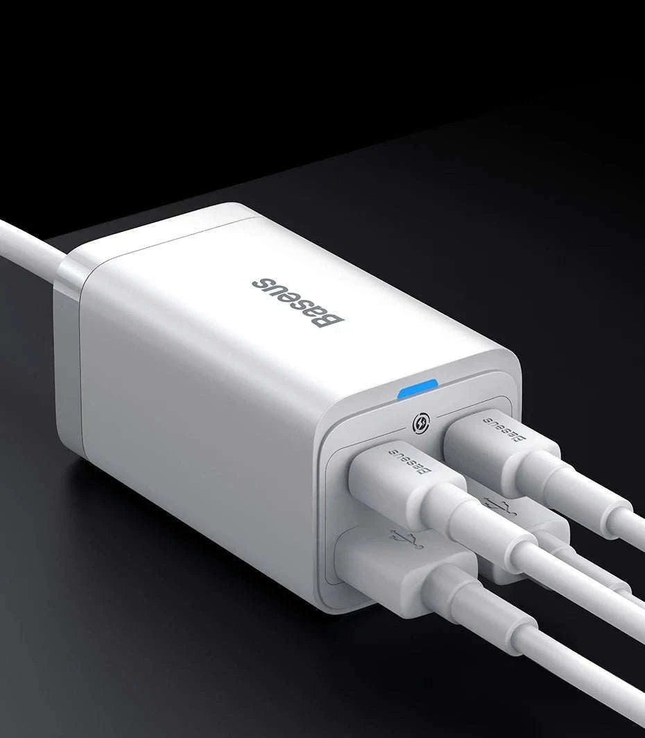 Baseus 65W/100W GaN Desktop Charger 4-Port Fast Charging Station-65W  EU  220V
