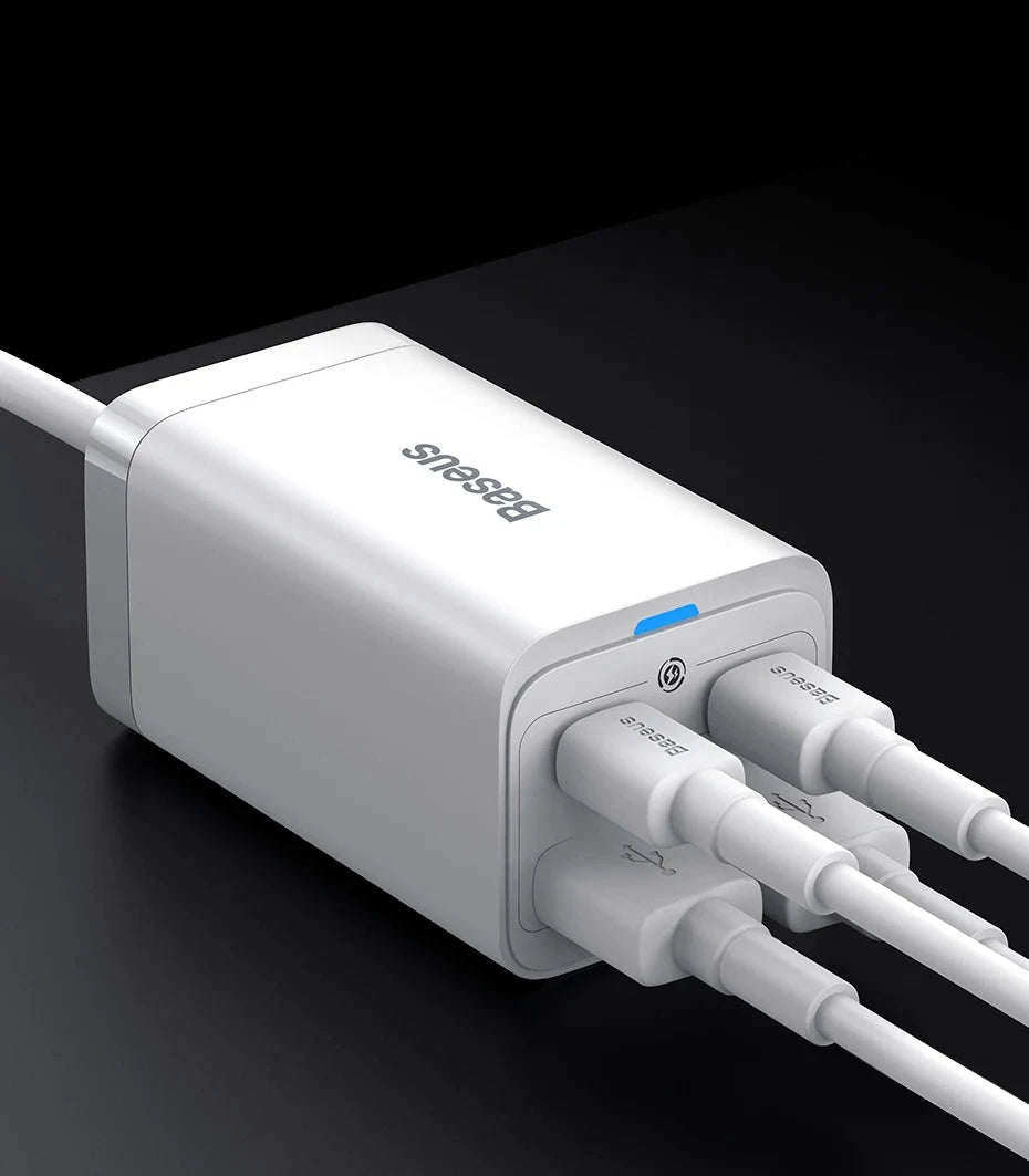 Baseus 65W/100W GaN Desktop Charger 4-Port Fast Charging Station-65W  EU  220V