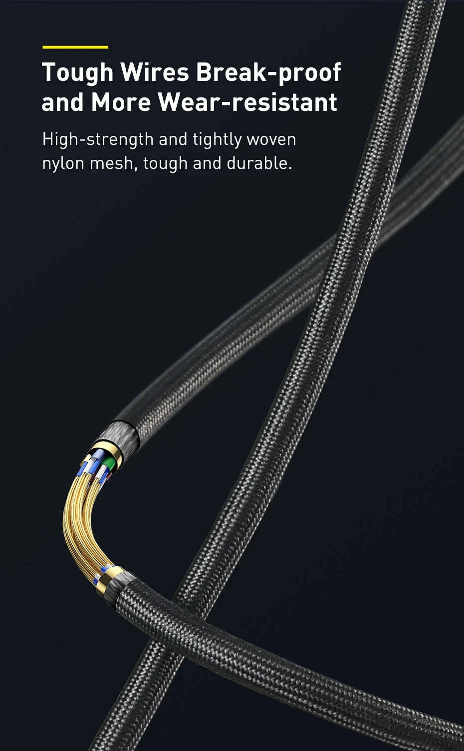 Baseus 8K HDMI-Compatible Cable for High-Performance Displays-4K HD Cable / 2m