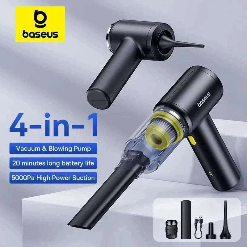 Baseus AT 4-in-1 Car Vacuum Cleaner-Black