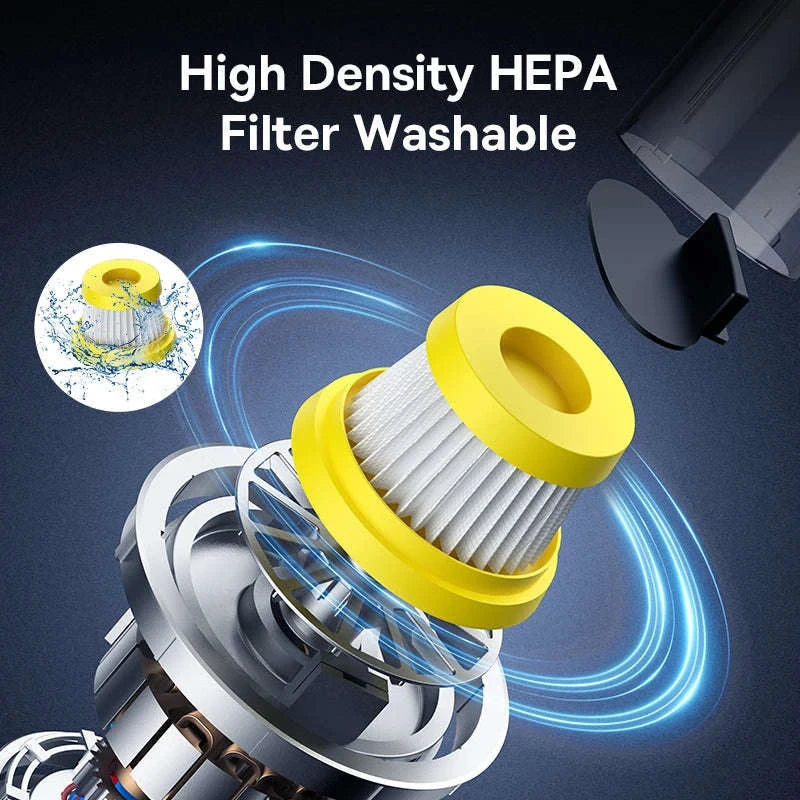 Baseus AT 4-in-1 Car Vacuum Cleaner-Black