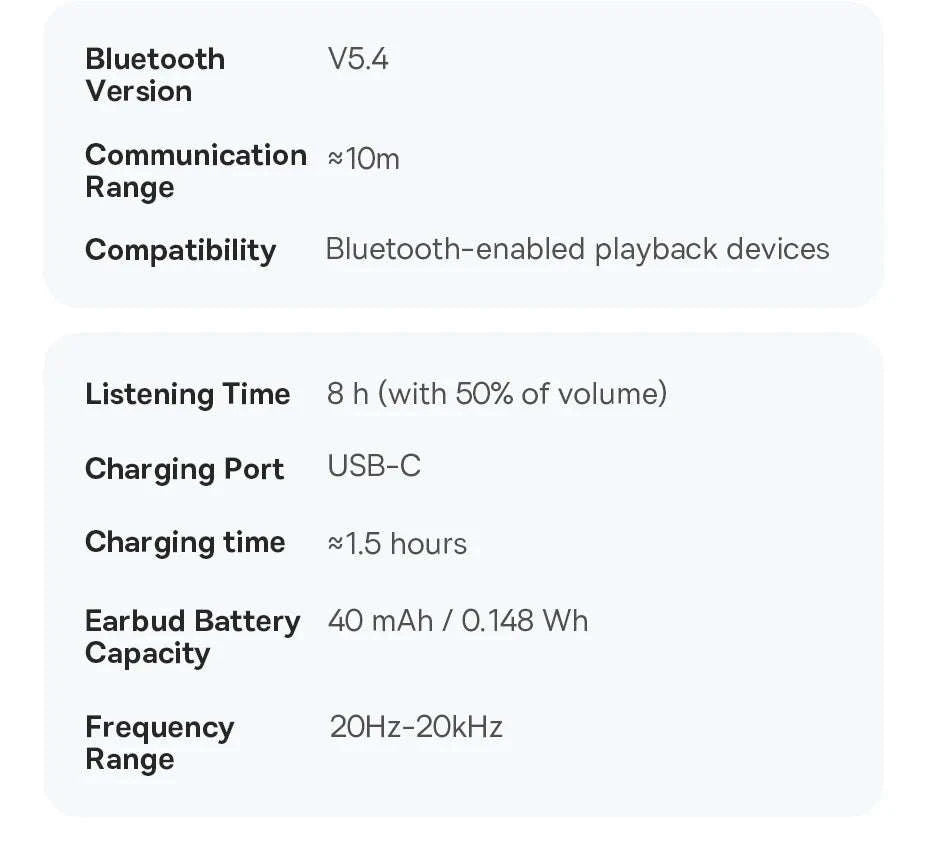 Baseus Bass BD1 Wireless Earphones Bluetooth 5.4 Mini Sports Earbuds-Cosmic Black