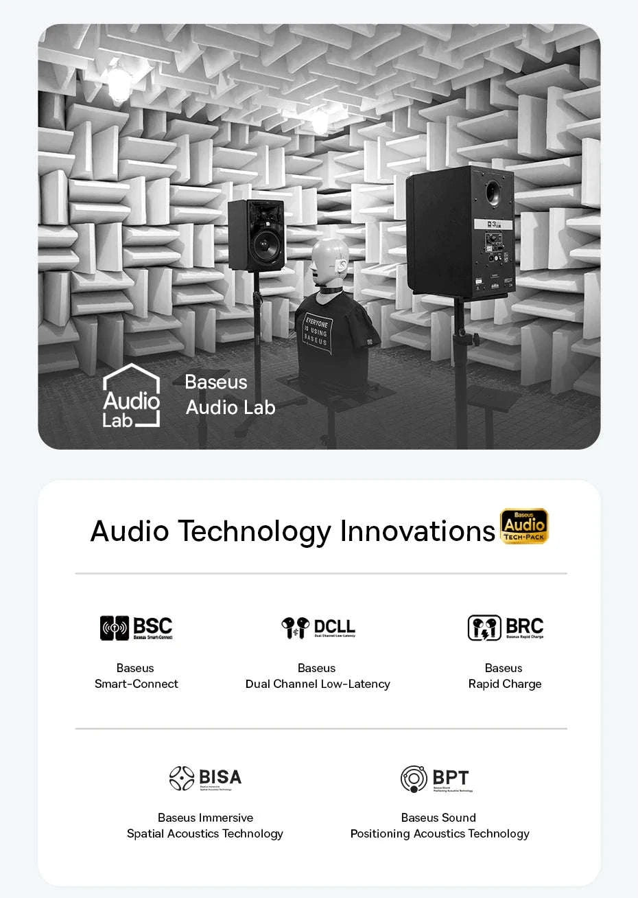 Baseus BC1 Open Ear Wireless Ear Clip Earbuds-Black