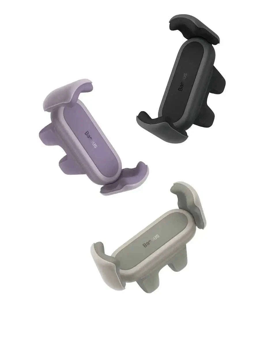 Baseus Car Phone Holder Air Vent Mount with Stable Double Clip-Black