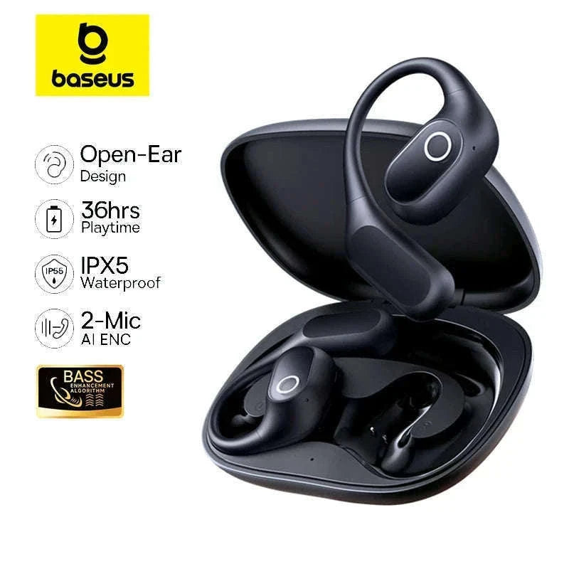 Baseus Eli 2i Fit Open-Ear Wireless Earphones-White