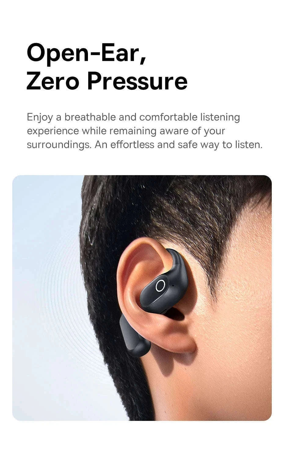 Baseus Eli 2i Fit Open-Ear Wireless Earphones-White