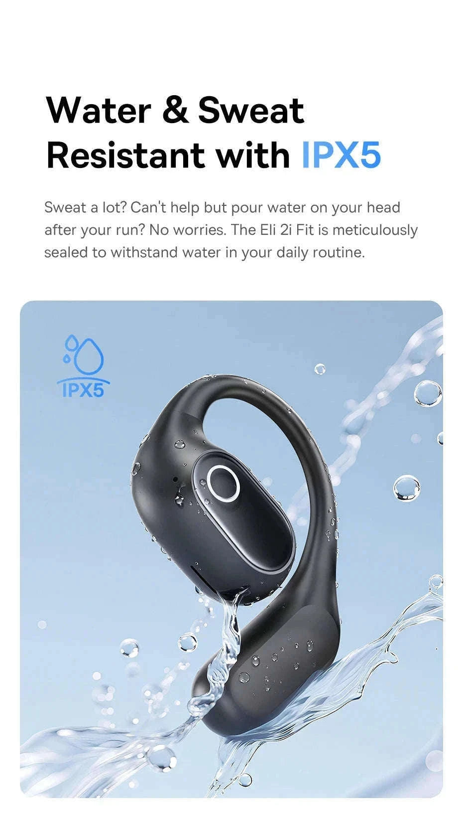 Baseus Eli 2i Fit Open-Ear Wireless Earphones-White