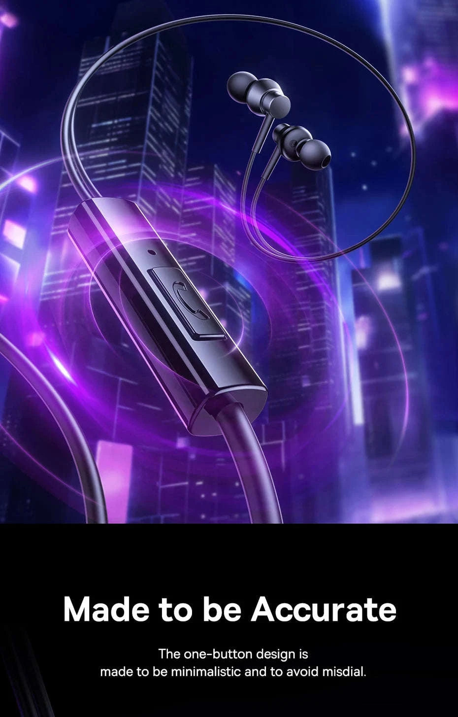 Baseus Encok CZ11/HZ11 Wired Earphones with Mic-CZ11 Cluster Black