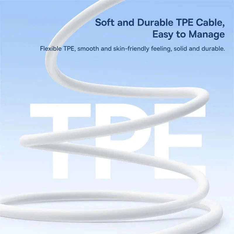 Baseus Encok CZ19 Type‑C Wired Earphones with Mic-WHITE