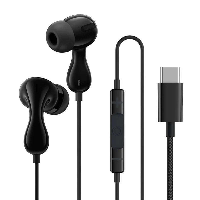 Baseus Encok CZ20/HZ20 Wired Earphones with Hi-Res Audio-CZ20-Black