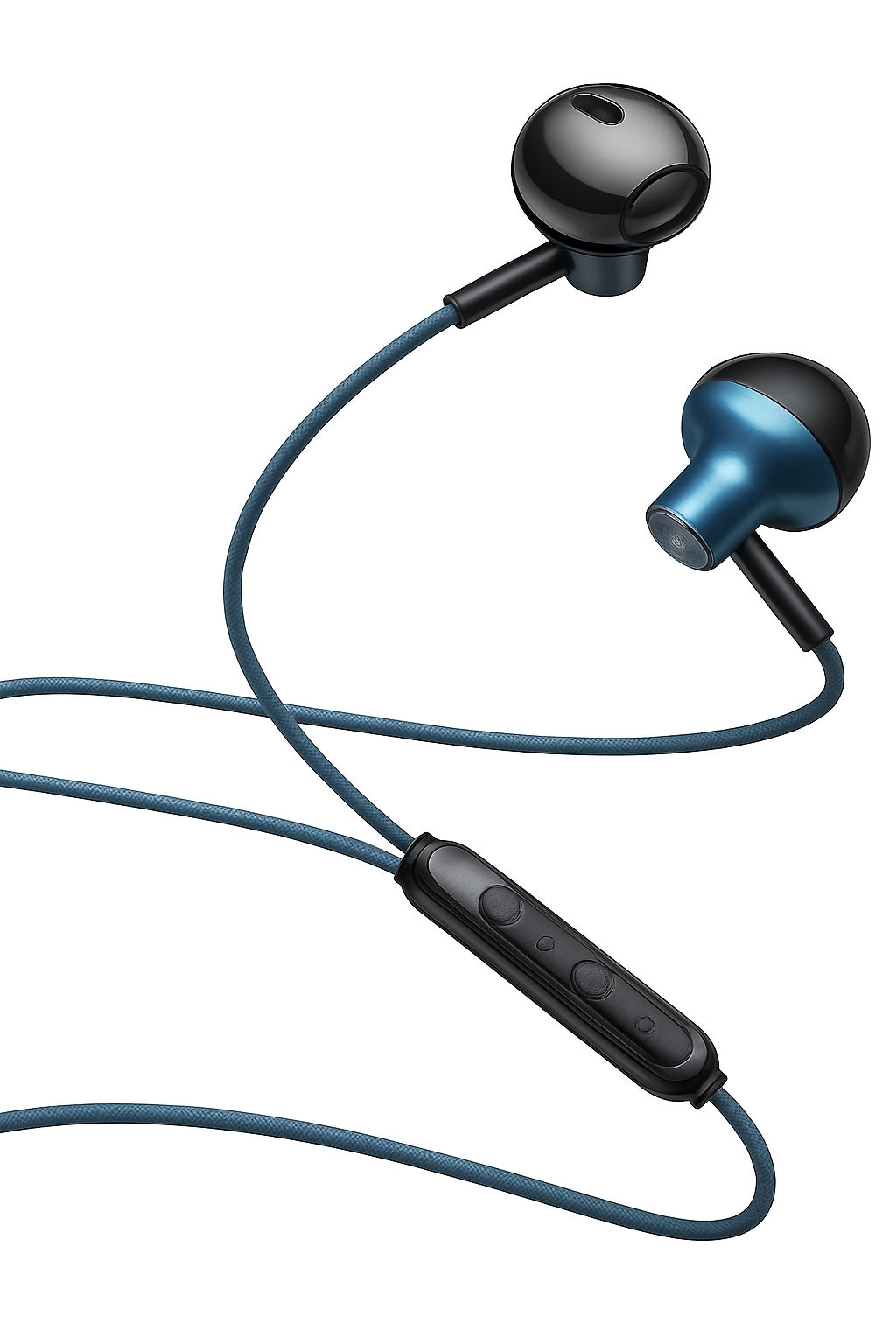 Drátová sluchátka Baseus H19 s mikrofonem a 6D stereo basy