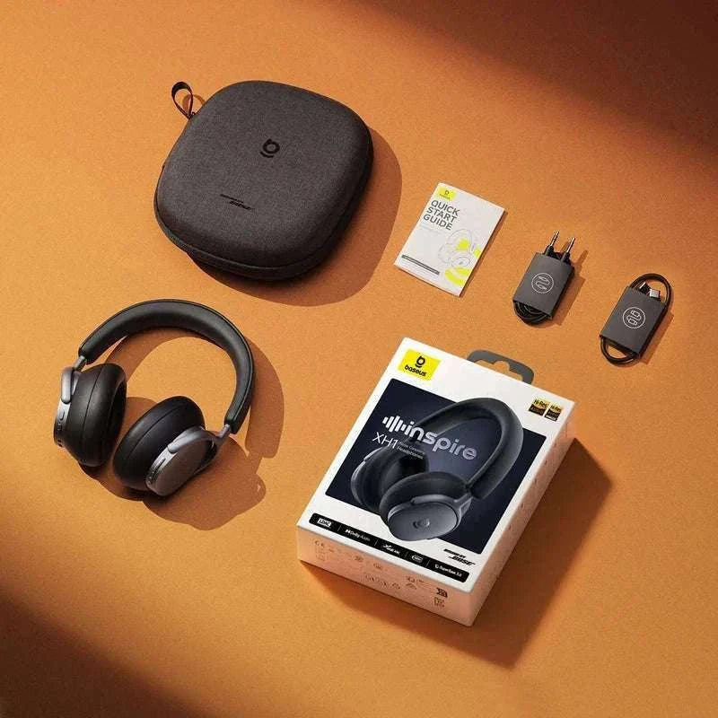Baseus Inspire XH1 ANC Wireless Headphones 100Hr Hi-Res LDAC-Cosmic Black / China Mainland