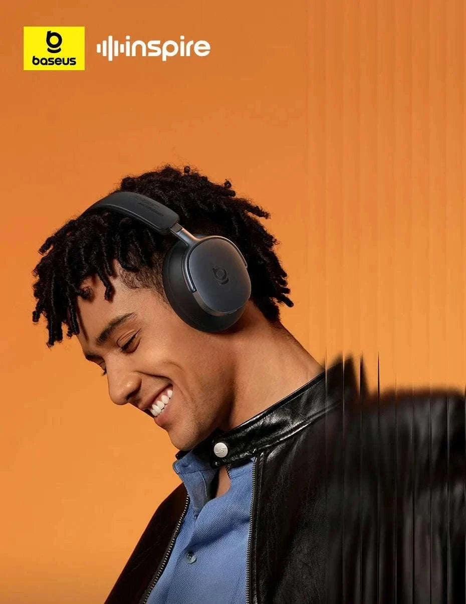 Baseus Inspire XH1 ANC Wireless Headphones 100Hr Hi-Res LDAC-Cosmic Black / China Mainland