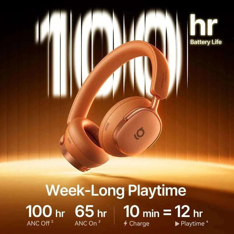 Baseus Inspire XH1 ANC Wireless Headphones 100Hr Hi-Res LDAC-Cosmic Black / China Mainland