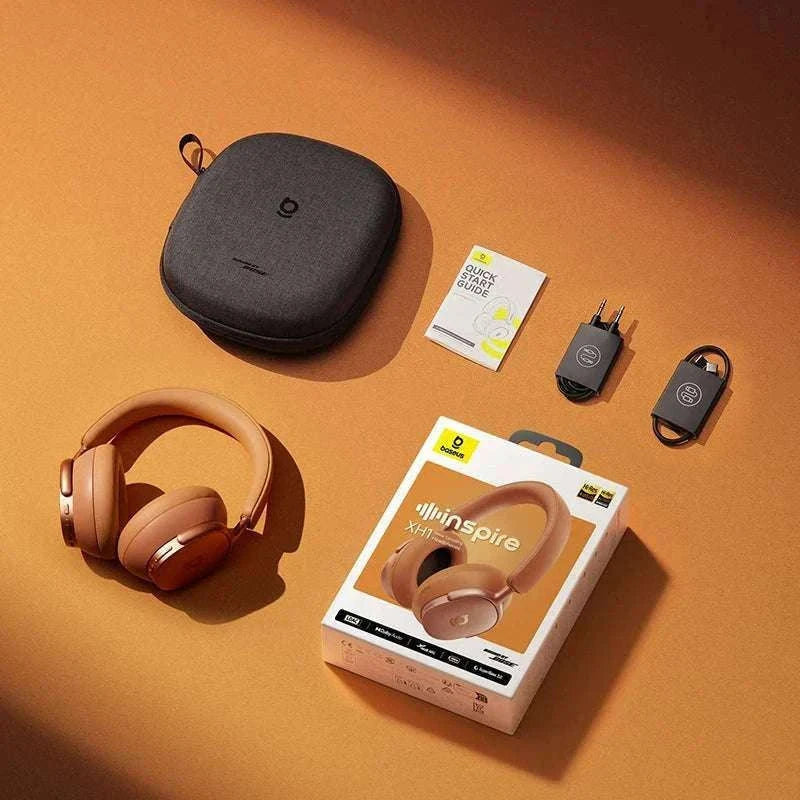 Baseus Inspire XH1 ANC Wireless Headphones 100Hr Hi-Res LDAC-Cosmic Black / China Mainland