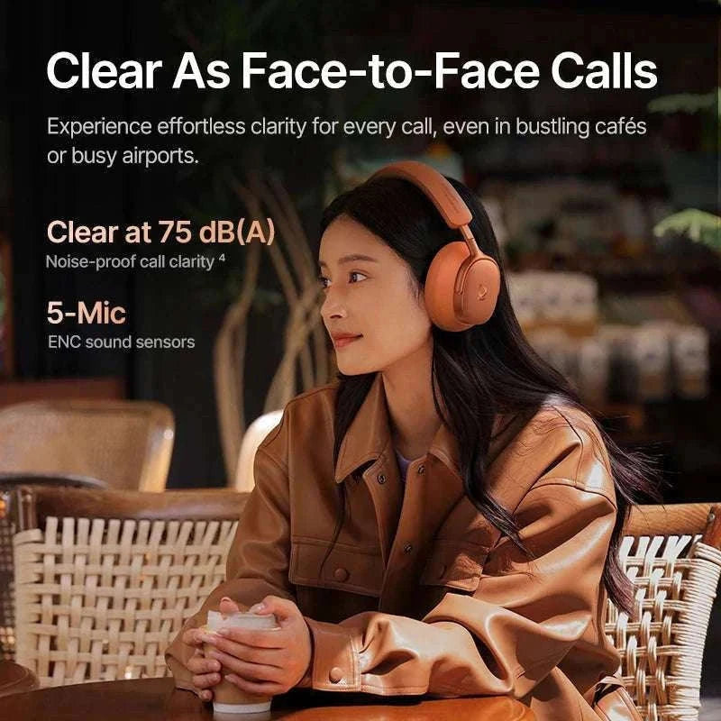 Baseus Inspire XH1 ANC Wireless Headphones 100Hr Hi-Res LDAC-Cosmic Black / China Mainland