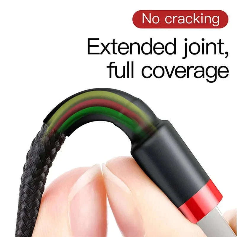Baseus iPhone Fast Charging Cable with Braided Strength-Grey / 1m