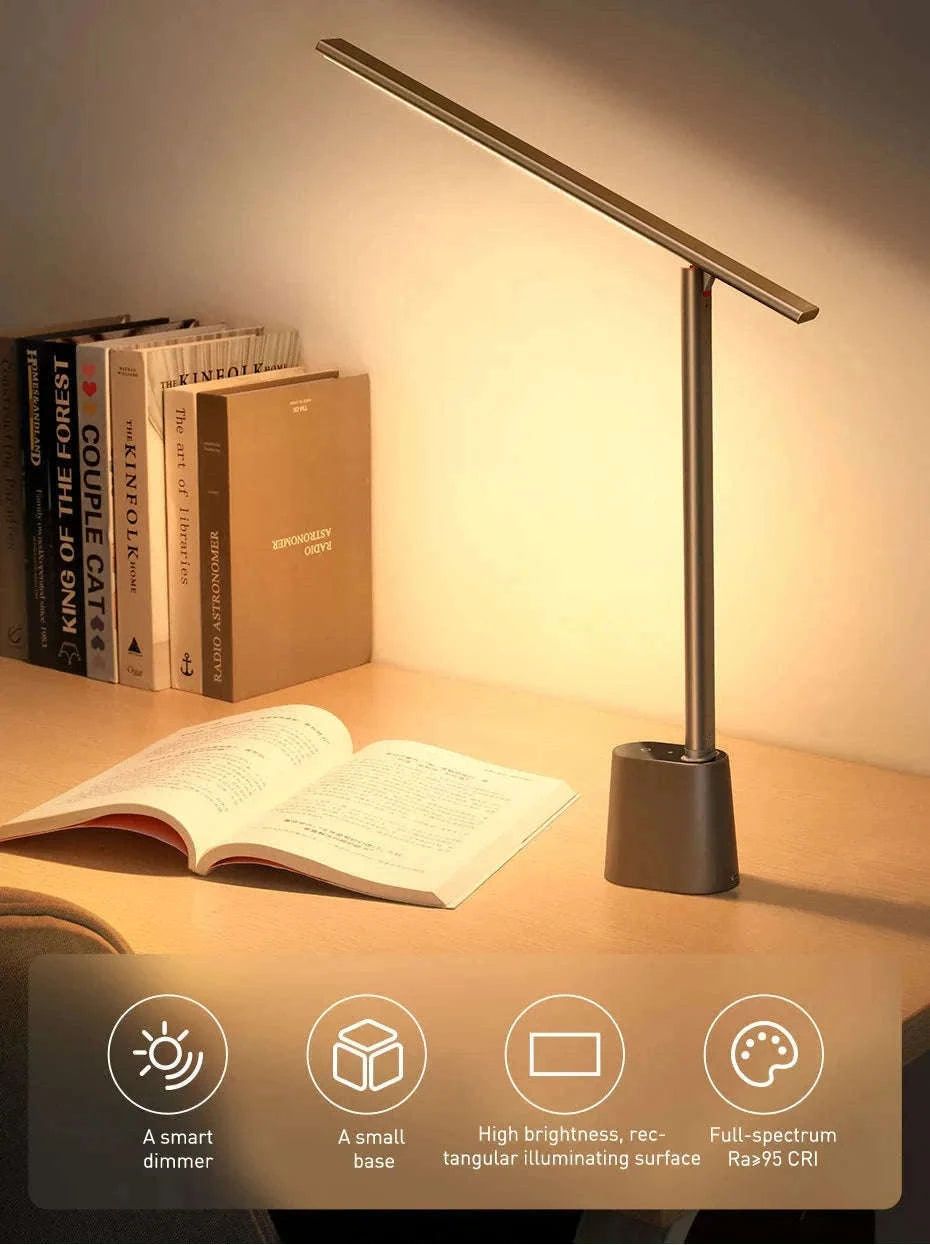 Baseus LED Desk Lamp with Smart Eye Protection-White No Adapt / WHITE / L|0-5W