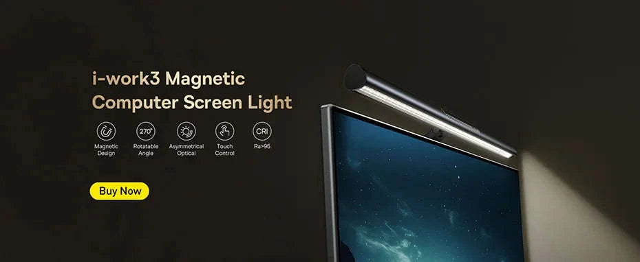 Baseus Magnetic LED Table Lamp with Stepless Dimming-No adapter