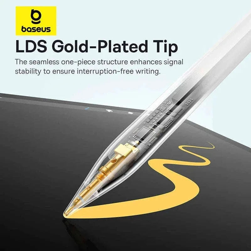 Baseus Tilt Sensitivity Stylus Pen for iPad with Wired Charging-White
