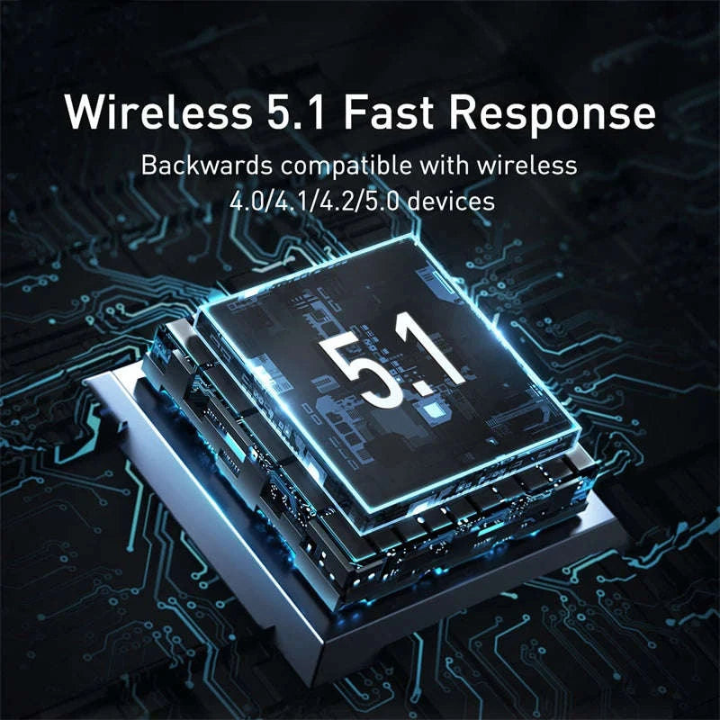 Baseus USB Bluetooth Adapter 5.1 Wireless Receiver Transmitter-Black