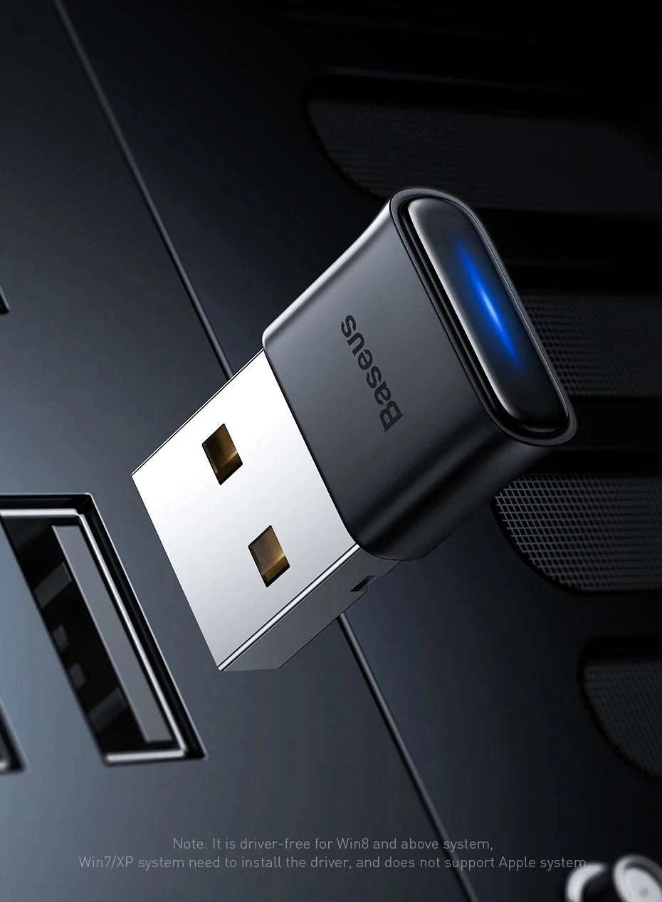 Baseus USB Bluetooth Adapter for PCs and Laptops-Black