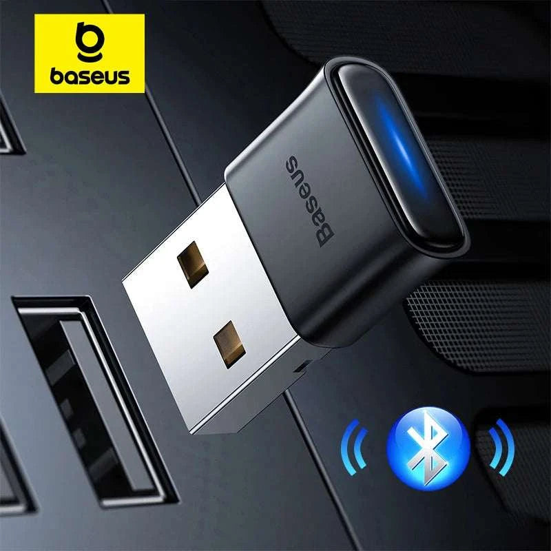 Baseus USB Bluetooth Adapter for PCs and Laptops-Black