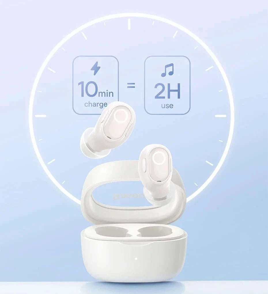 Baseus WM02 True Wireless Earbuds Bluetooth 5.3 with 25H Playtime-White