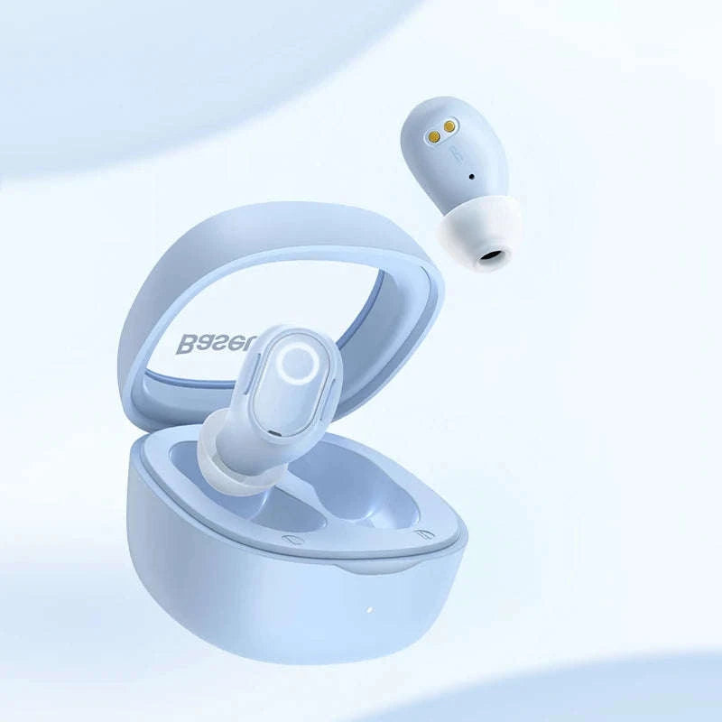Baseus WM02 True Wireless Earbuds Bluetooth 5.3 with 25H Playtime-White