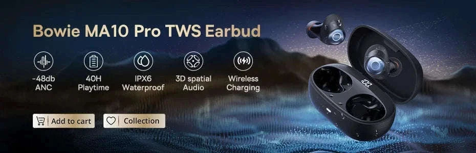 Baseus WM02 True Wireless Earbuds Bluetooth 5.3 with 25H Playtime-White