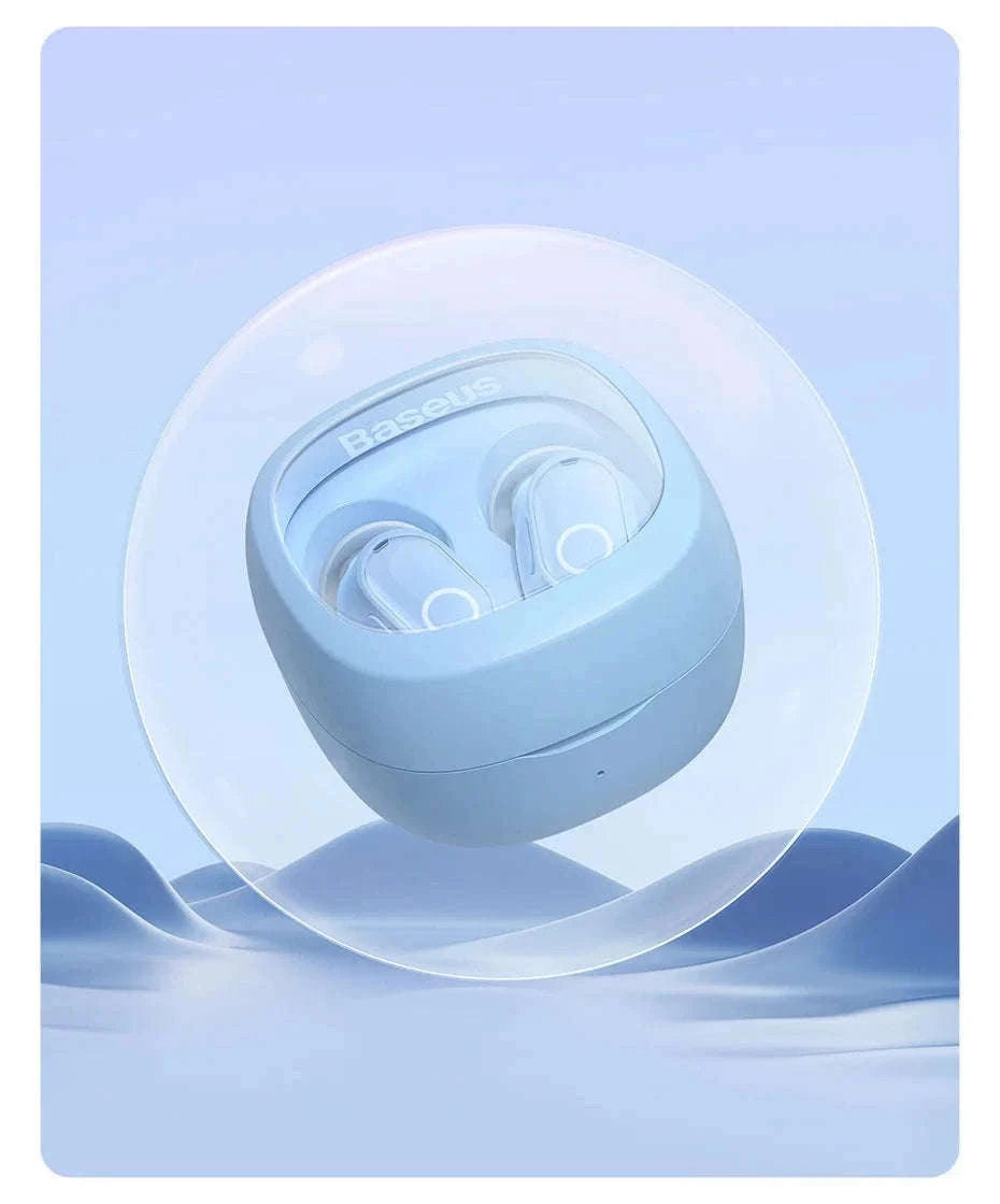 Baseus WM02 True Wireless Earbuds Bluetooth 5.3 with 25H Playtime-White