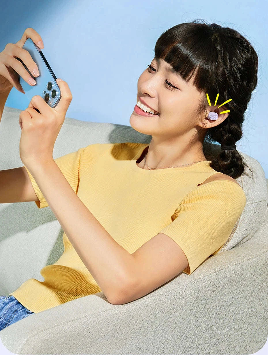 Baseus WM02 TWS Wireless Earbuds with Bluetooth 5.3-White