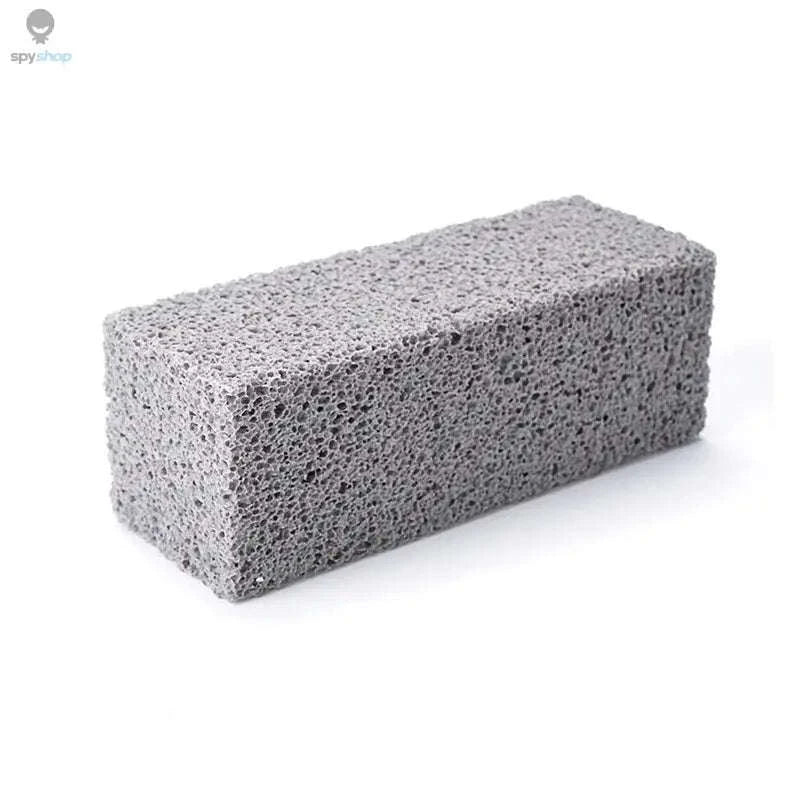 BBQ Grill Cleaning Brush – Pumice Block Scrubber for Easy Grill Care-GRAY