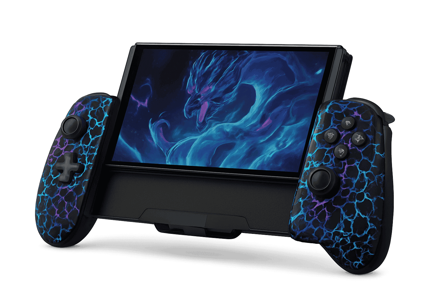BEBONCOOL JC200 Switch Controller For Nintendo Switch/Switch OLED Joystick Gamepad Built-in 6-Axis Gyro Design Handheld Grip-JC201 / United Kingdom