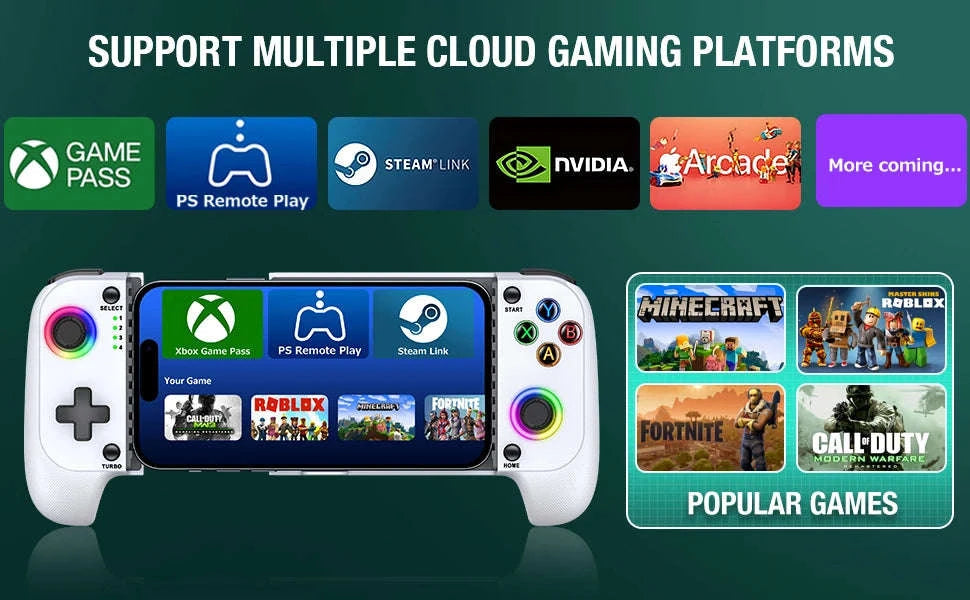 BEBONCOOL MC100 Bluetooth Mobile Game Controller for iOS Android-BEBONCOOL MC101 / United States
