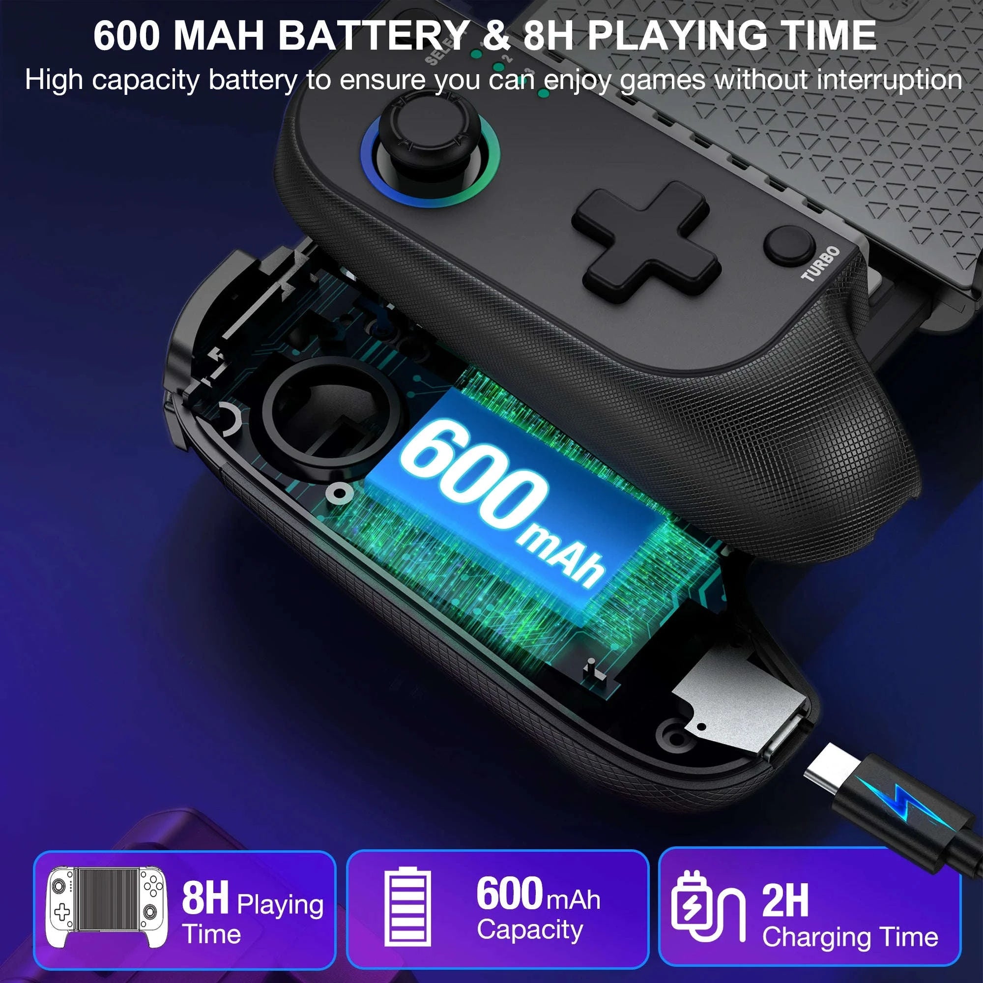 BEBONCOOL MC100 Bluetooth Mobile Game Controller for iOS Android-BEBONCOOL MC101 / United States