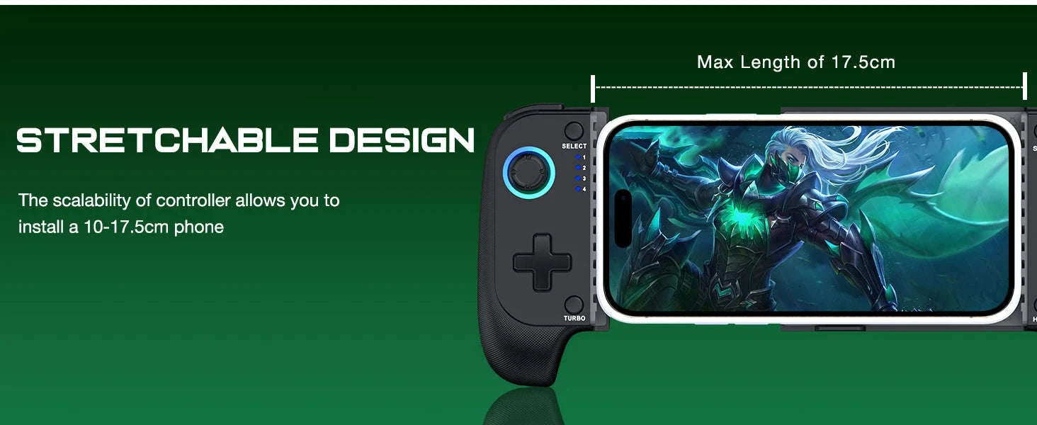 BEBONCOOL MC100 Bluetooth Mobile Game Controller for iOS Android-BEBONCOOL MC101 / United States