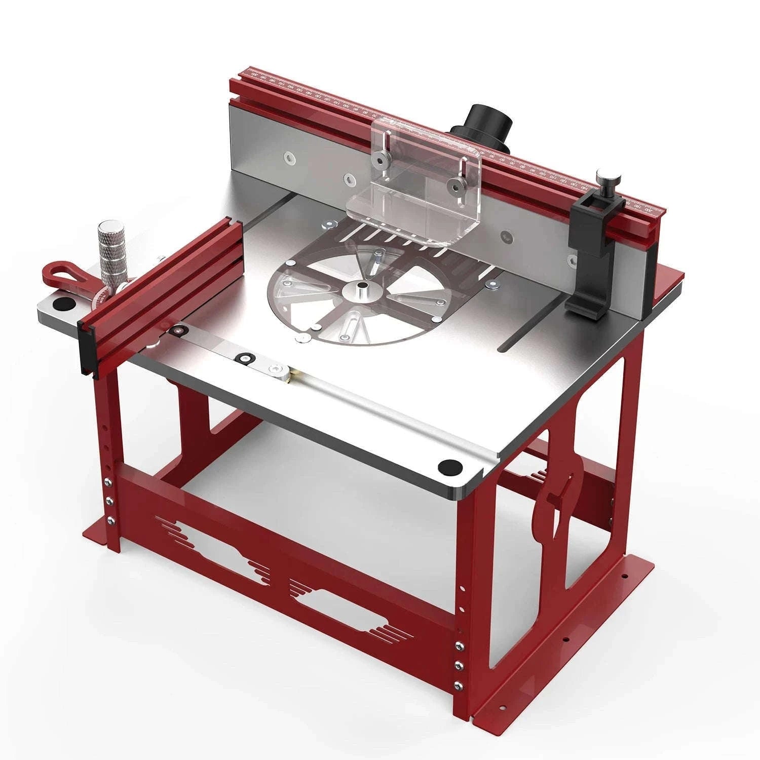 Bench Top Router Table Workbench with Miter Gauge, Profile Fence System & Dust Port-Metric Type / CZECH REPUBLIC